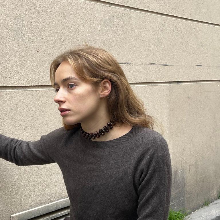 Mori Choker (brown)