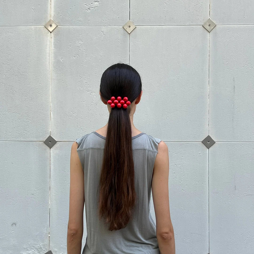 Mori Big Hair Clip (red)