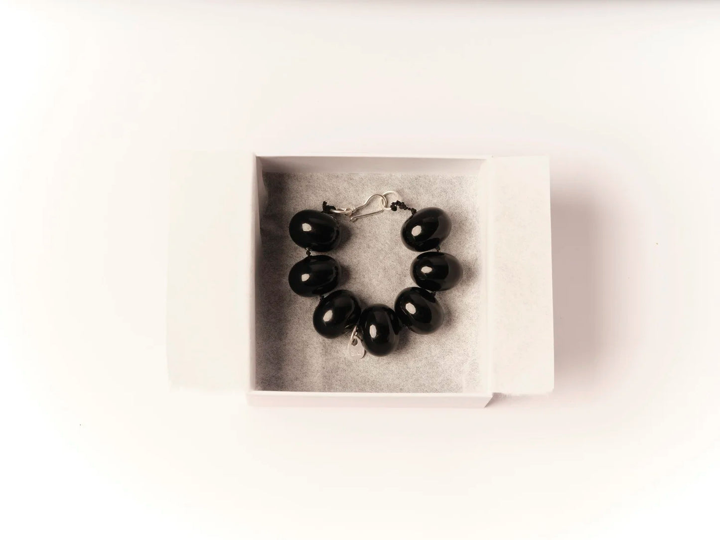 Onyx Egg Bracelet