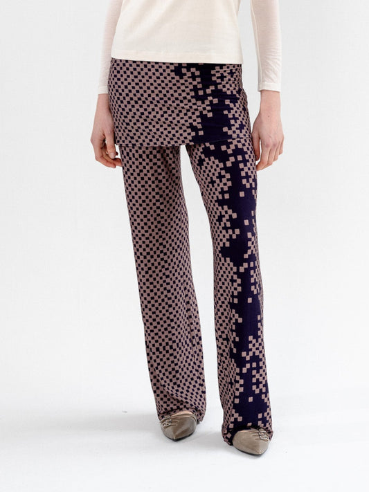 Pixelated Trouser Skirt