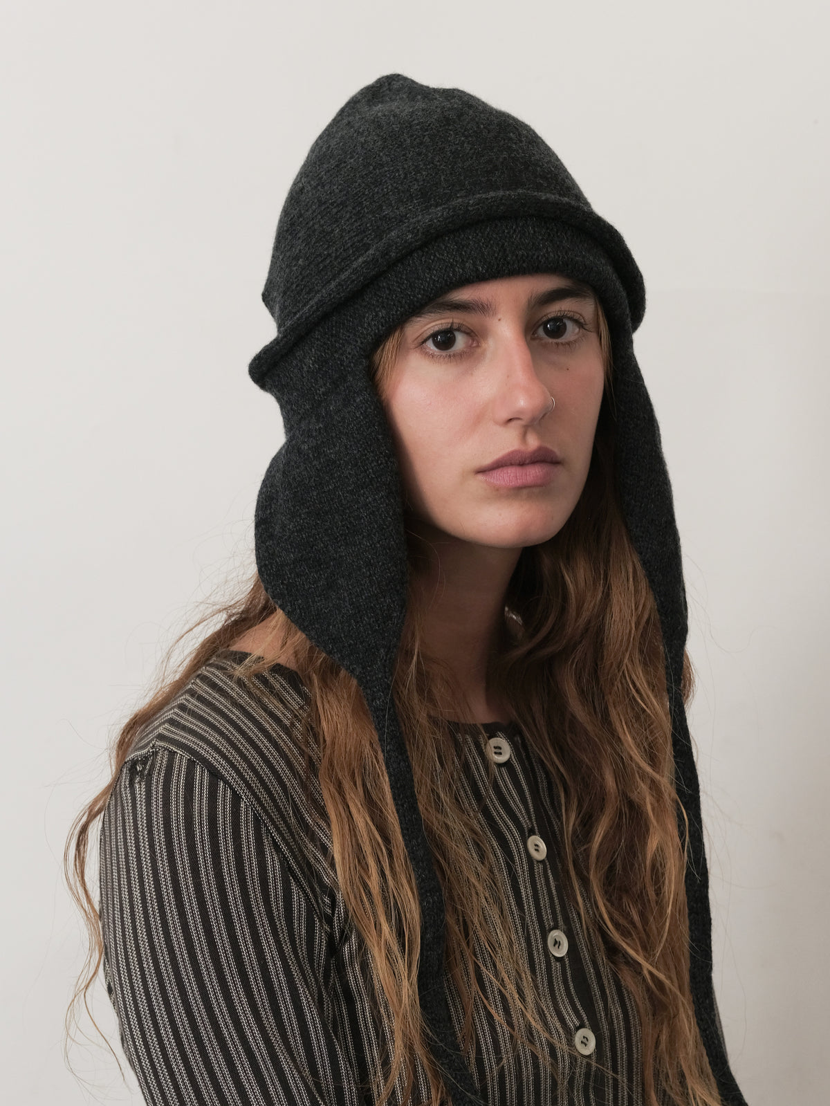 Two T Hat Grey
