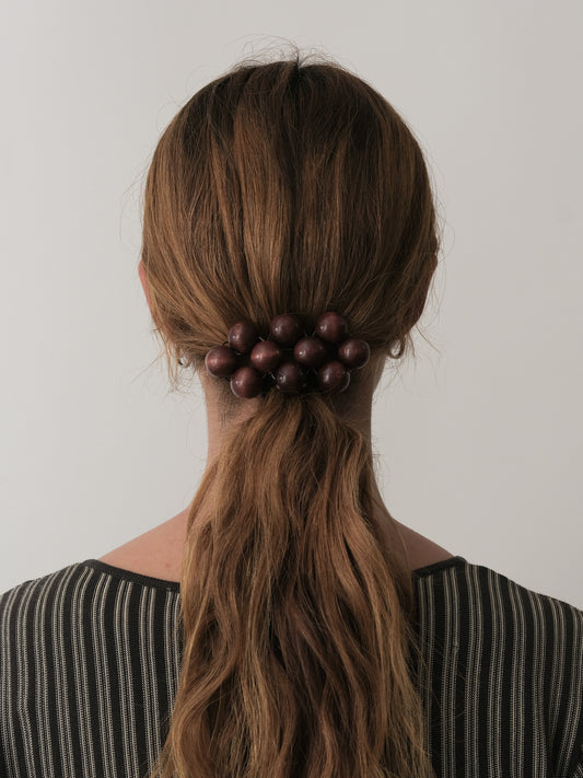 Mori Big Hair Clip Brown