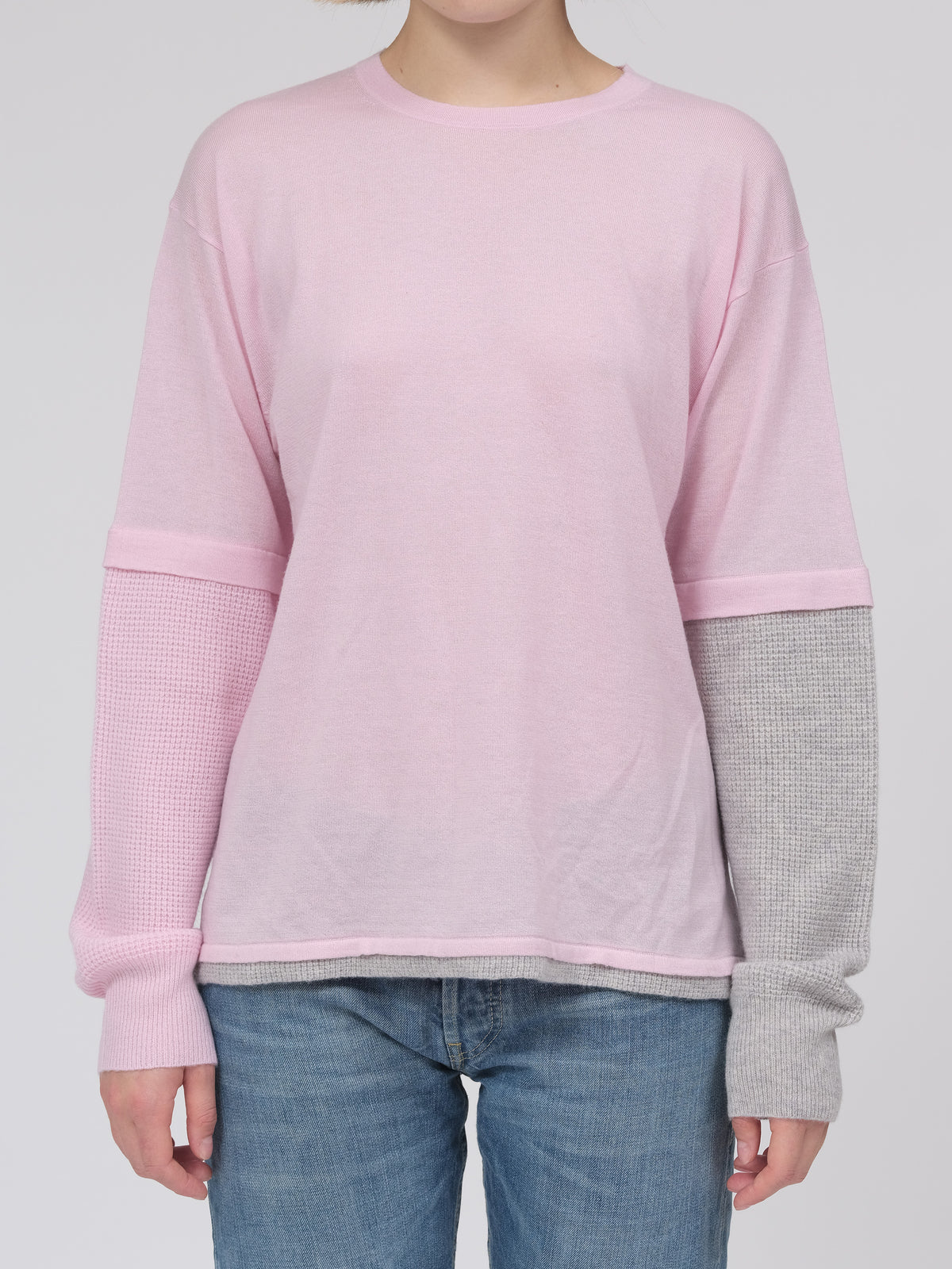 Pink & Grey Double Layer