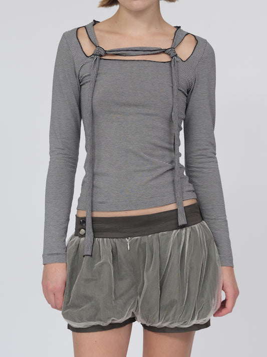 Linea Rope Top - Thin Stripes