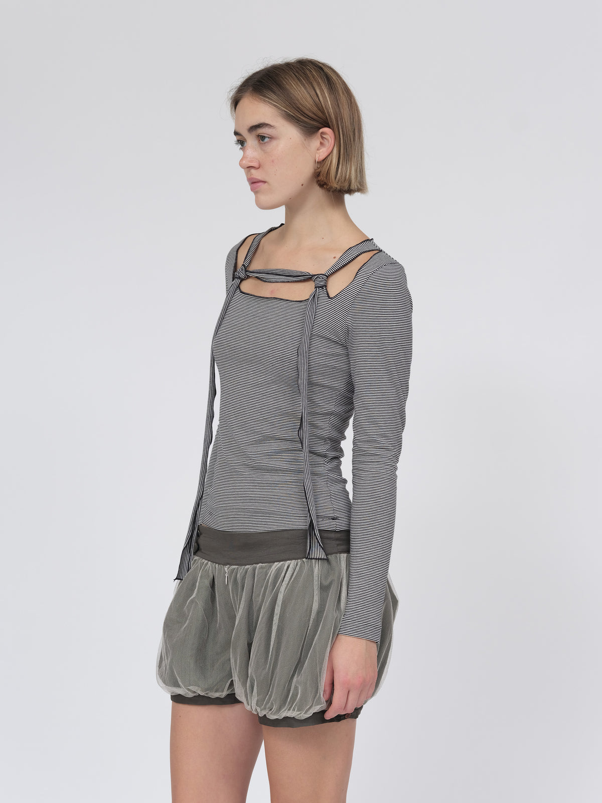 Linea Rope Top - Thin Stripes