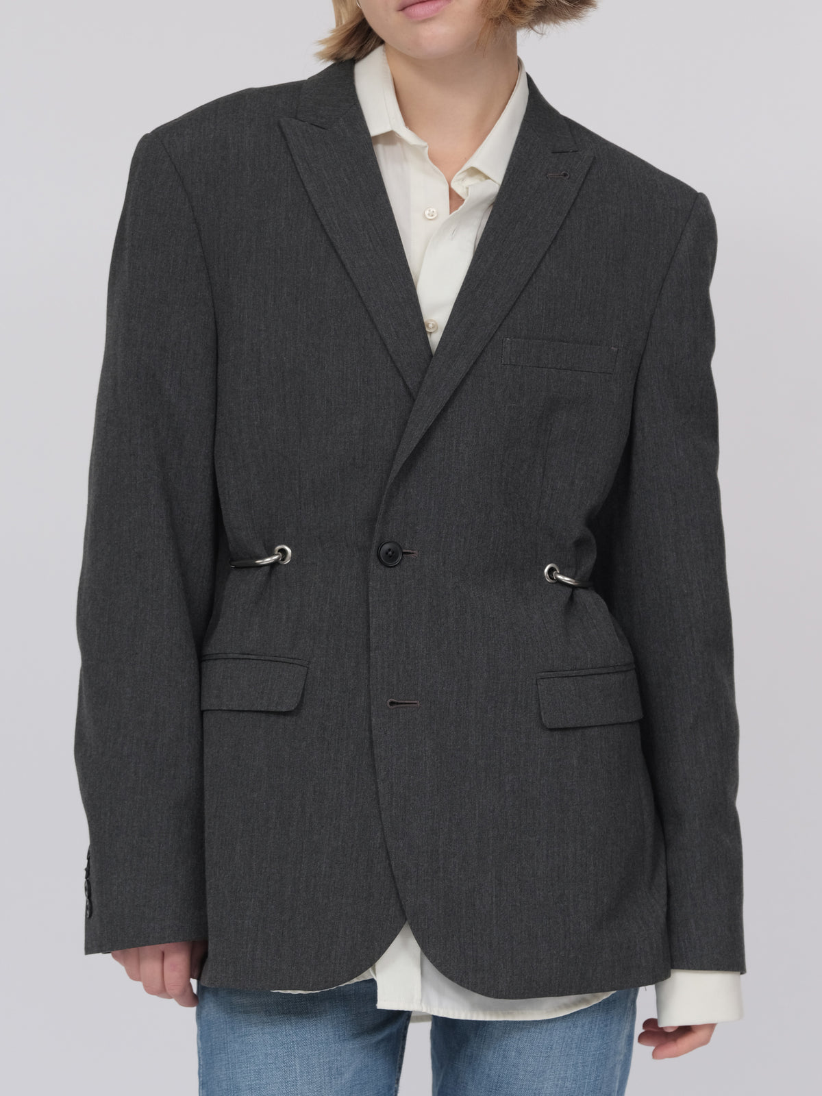 Charcoal Hardware Blazer