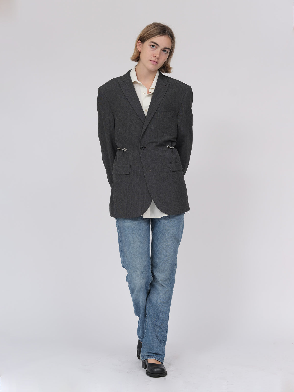Charcoal Hardware Blazer
