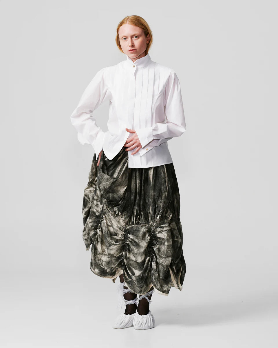 Black Curtain Skirt