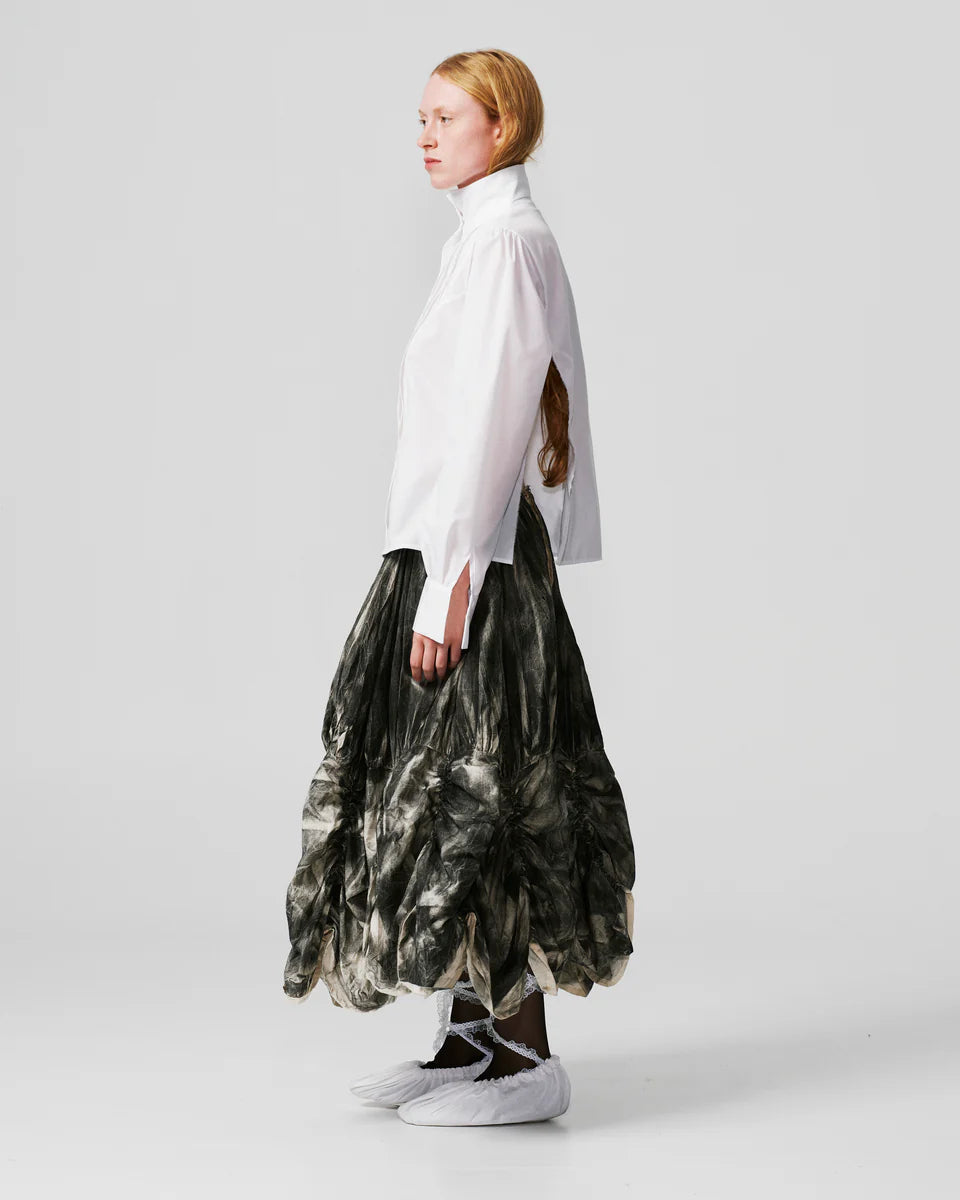 Black Curtain Skirt