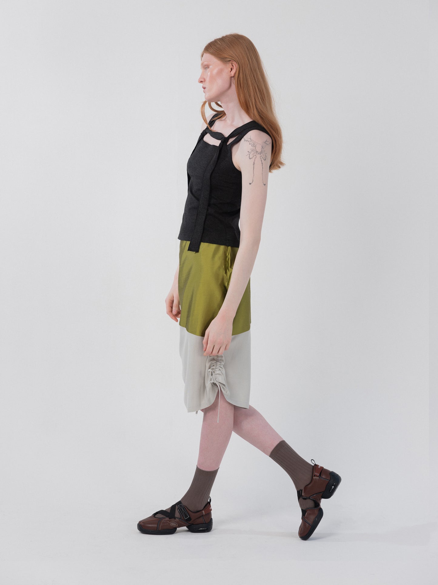 Linea Rope Vest Charcoal