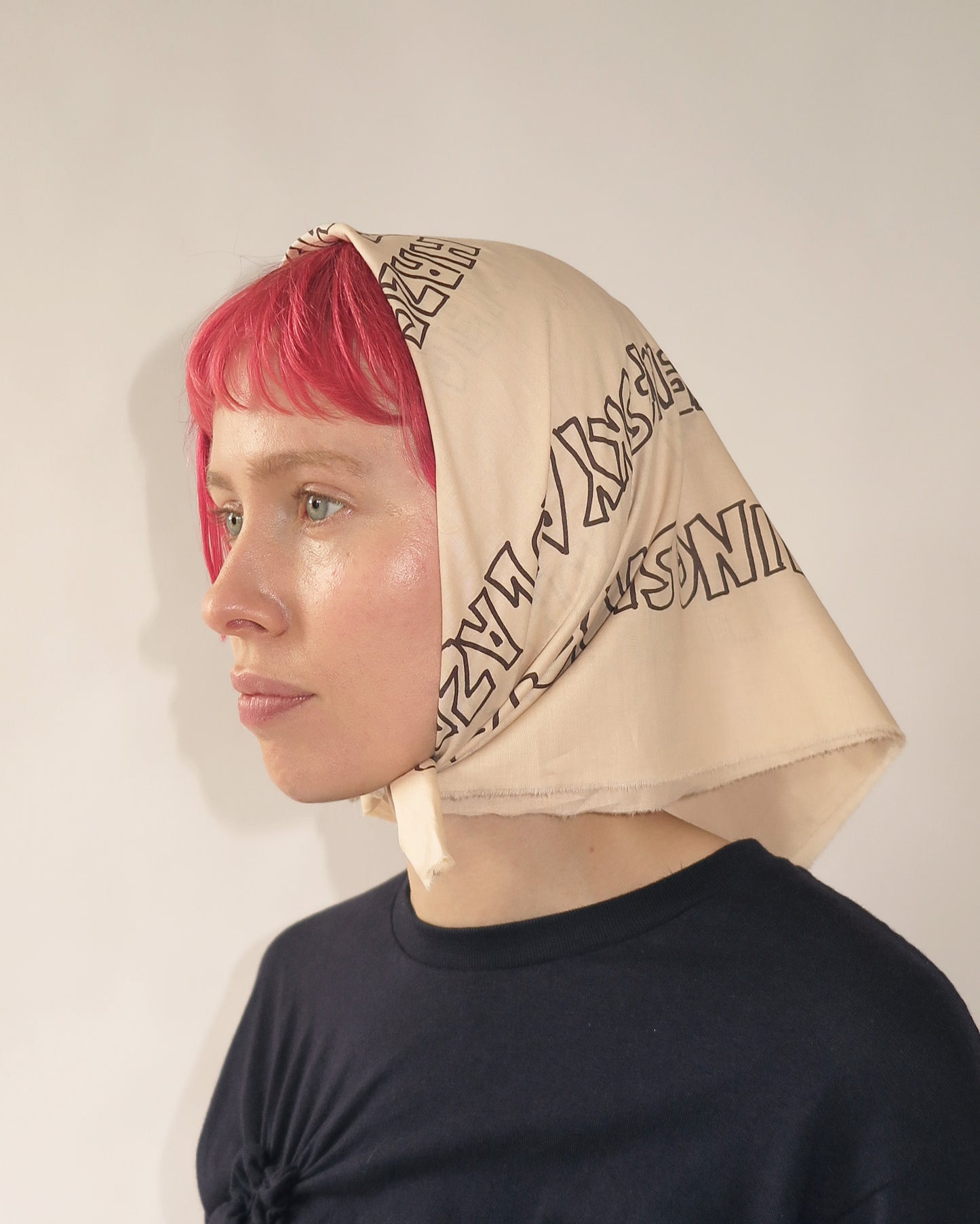Dewy Morning Haze, Evening Sky Blaze Head Scarf