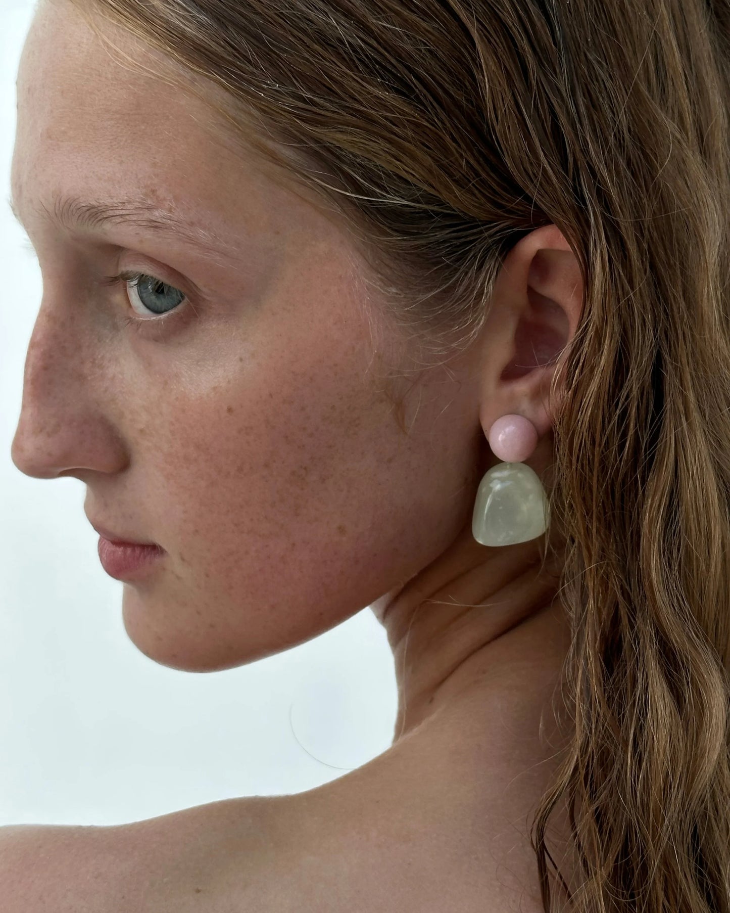 pebbles earrings pink/green