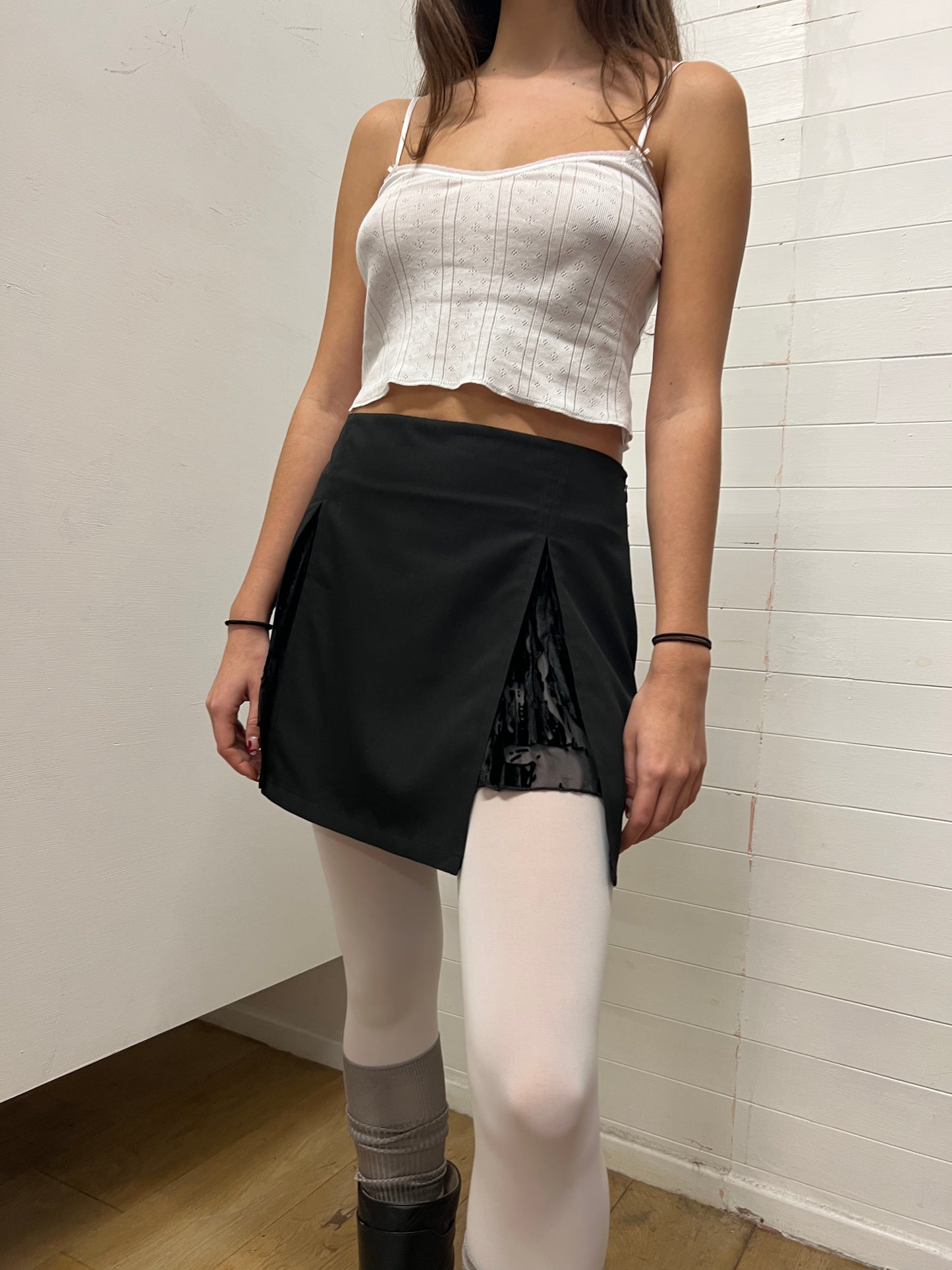 Mini Devore Skirt