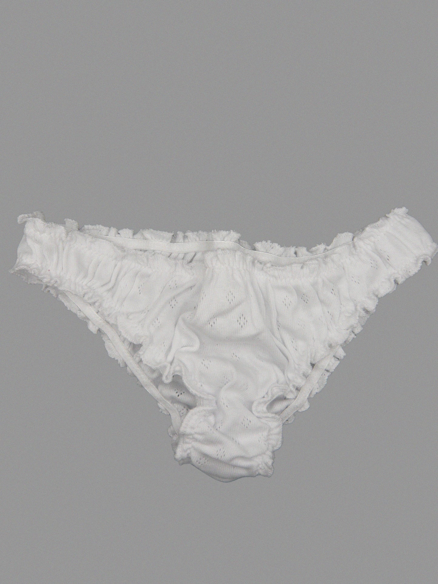 White Pointelle Knickers