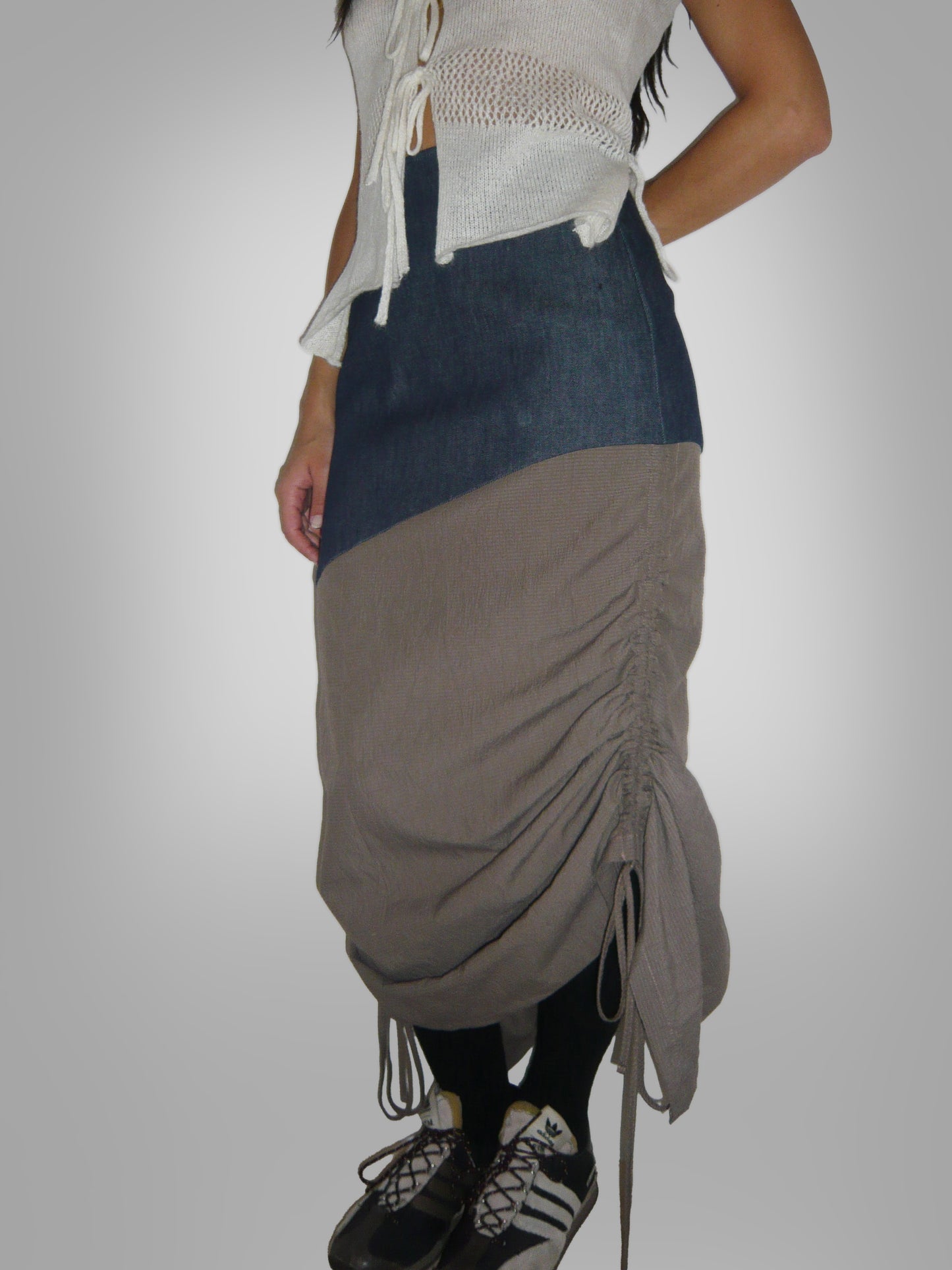 Rush Half denim skirt