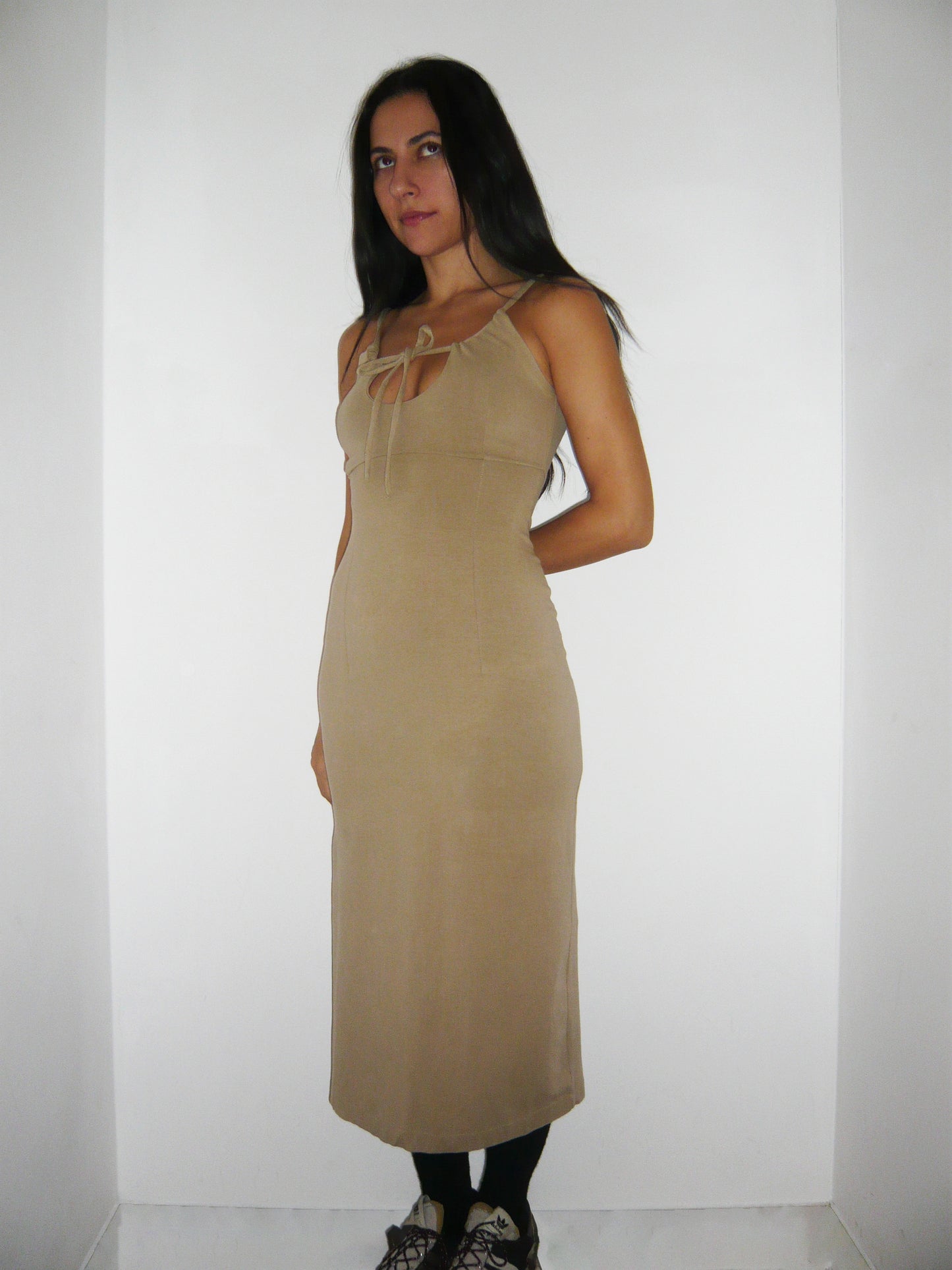 Mazal Slip Dress Sand