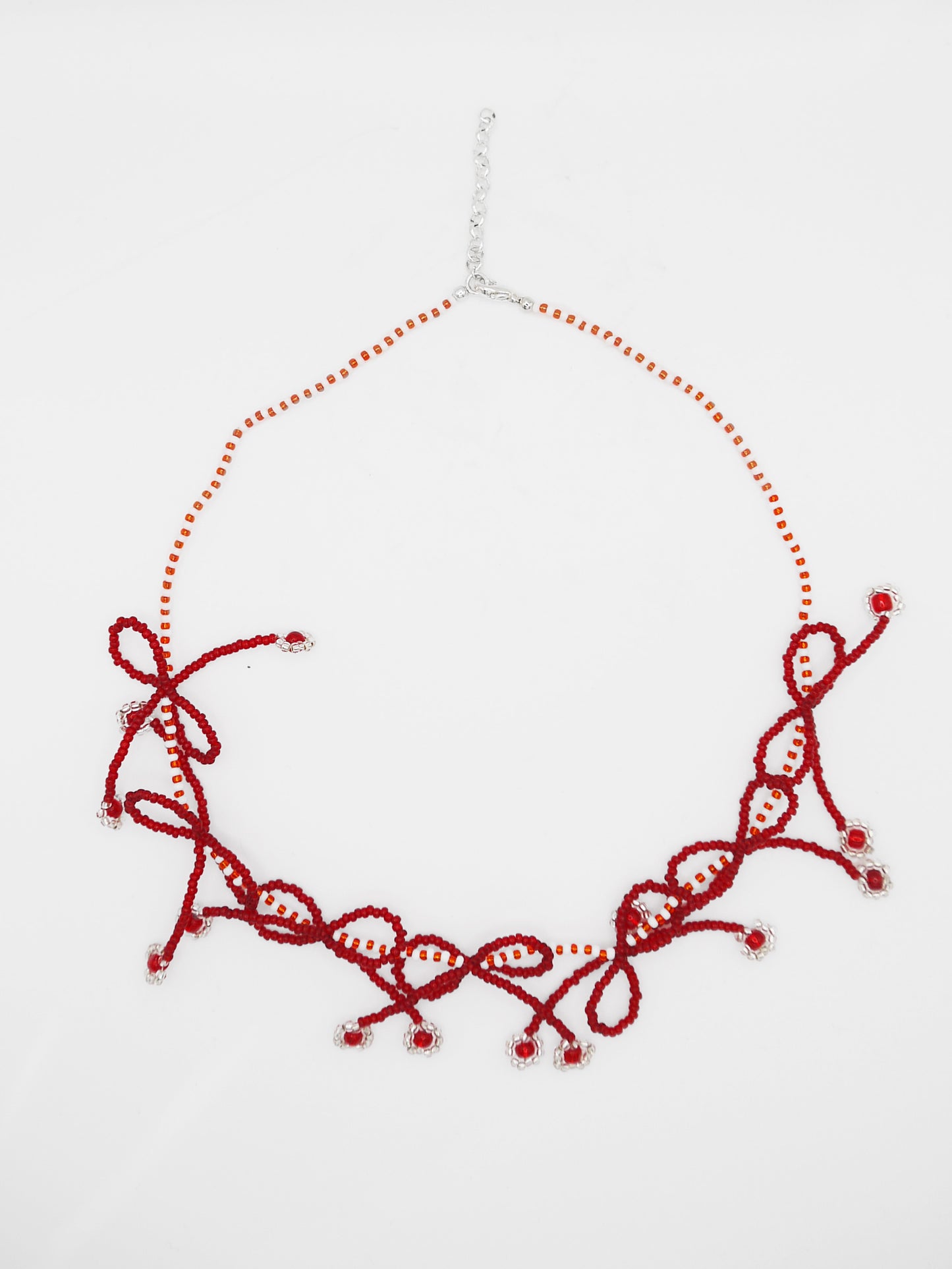 Red Bow Necklace