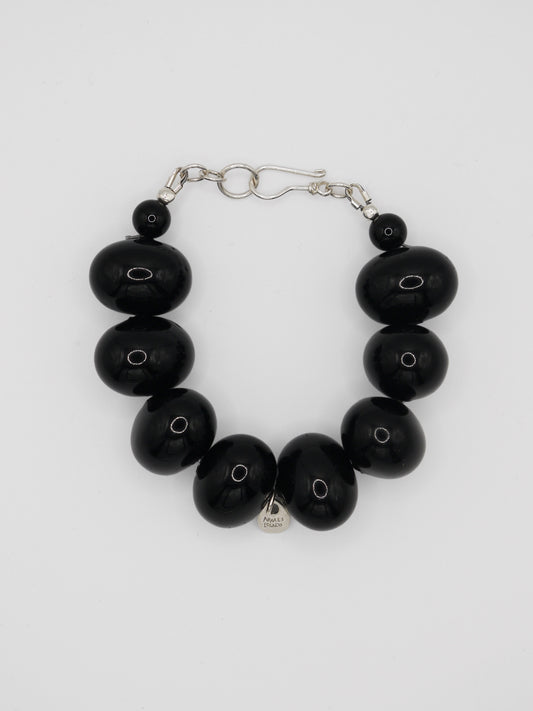 Onyx Egg Bracelet