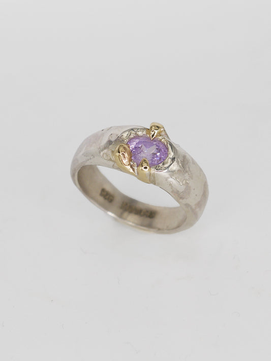 Globule with Sapphire & Gold