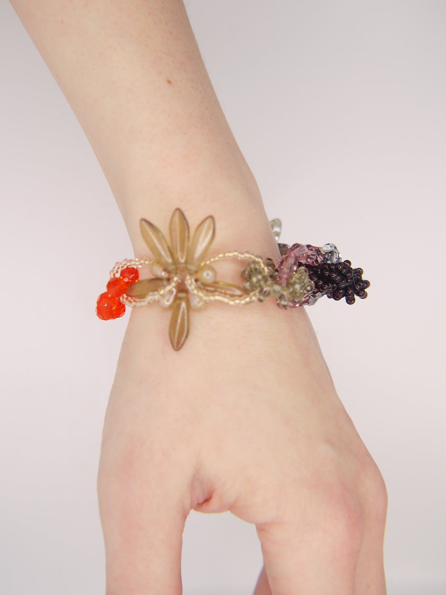 Dila Amethyst Bracelet Orange