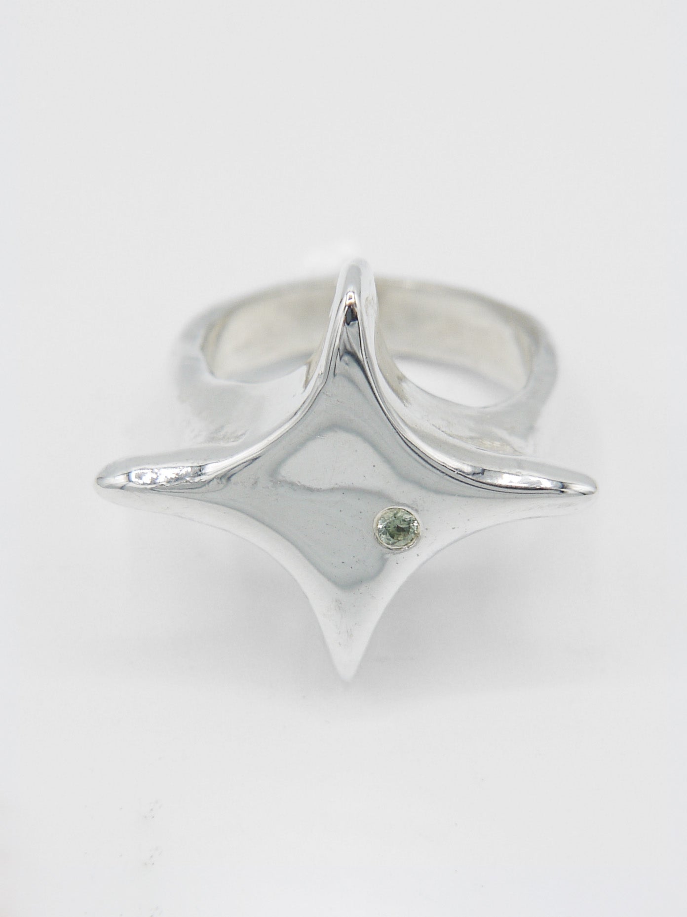 Stanley Ring w Green Saphhire