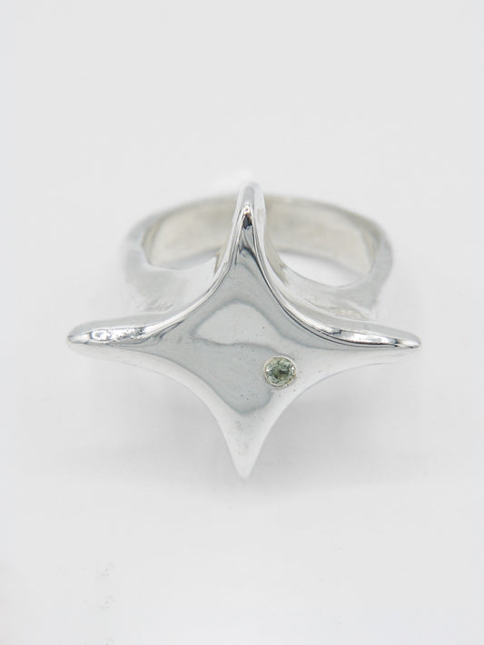 Stanley Ring w Green Saphhire