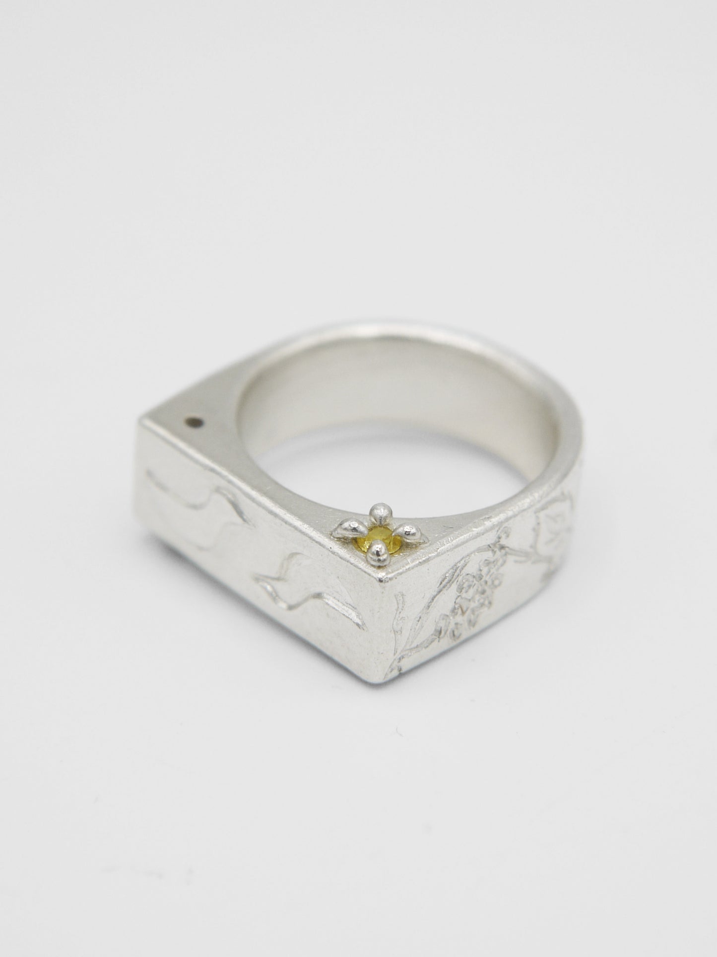 Bird and Vine Ring
