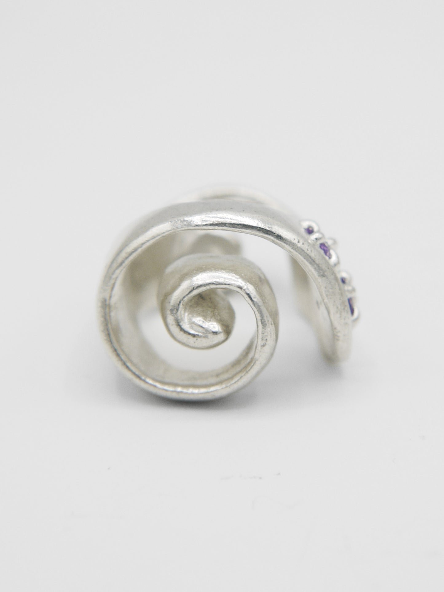 Whorl Ring with Sapphires