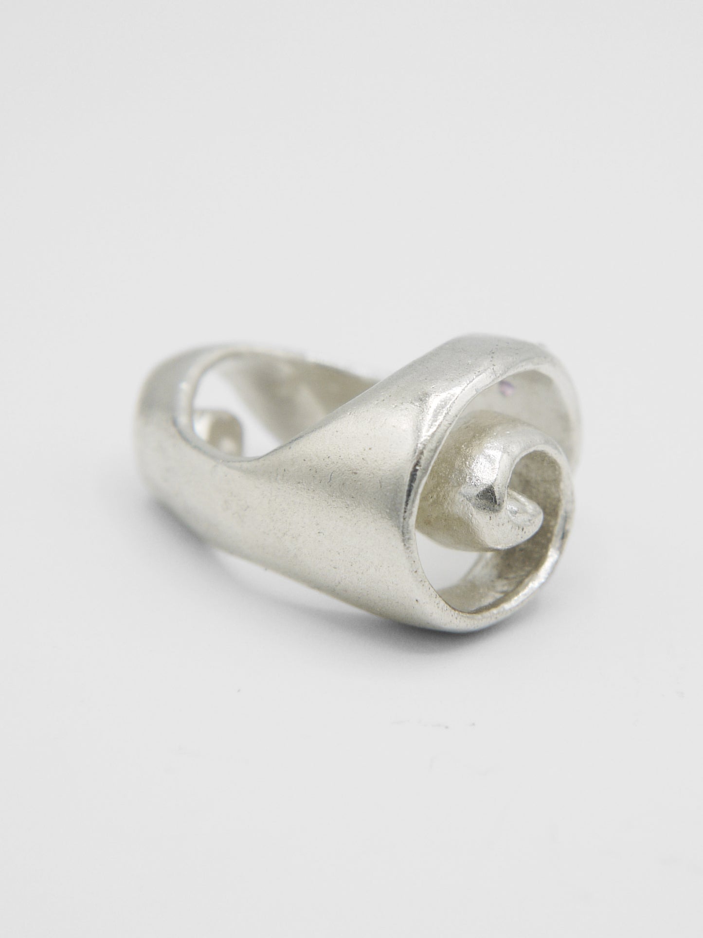 Whorl Ring with Sapphires