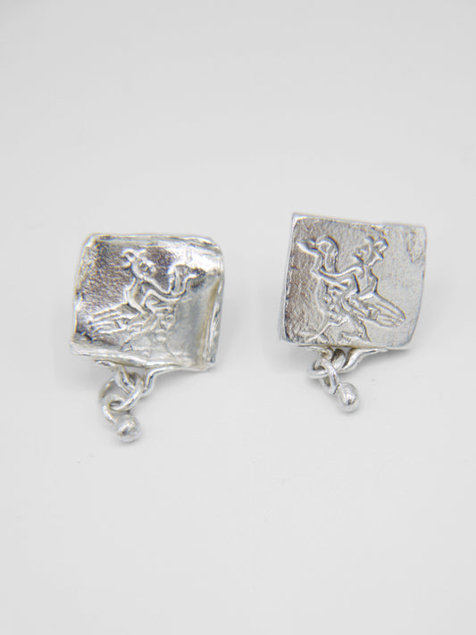 Ostrich Earrings