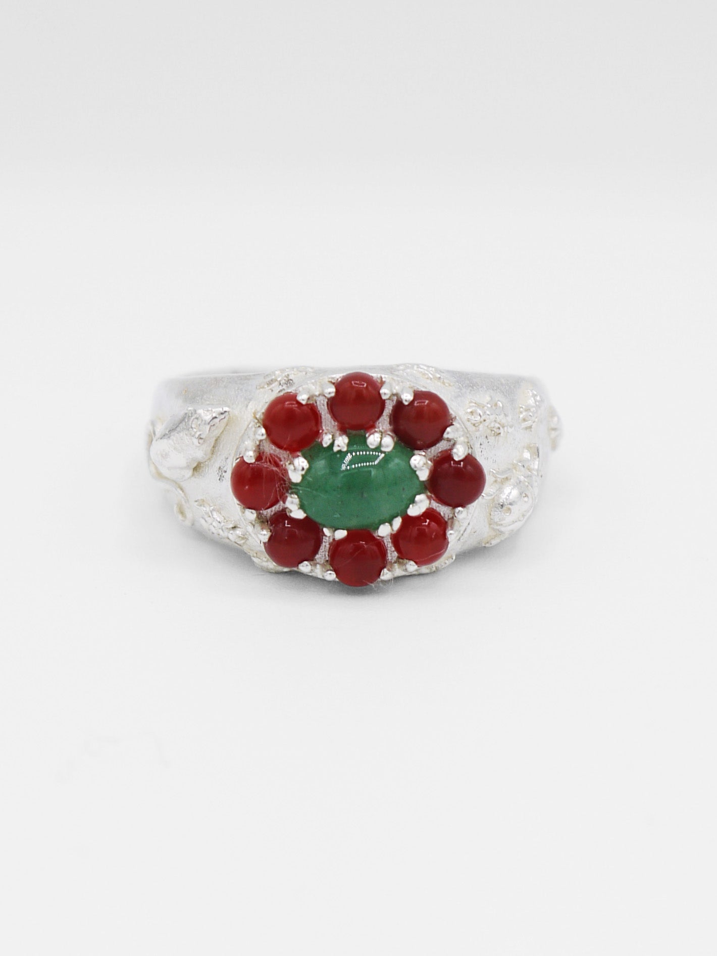 Pest Ring Aventurine + Carnelian