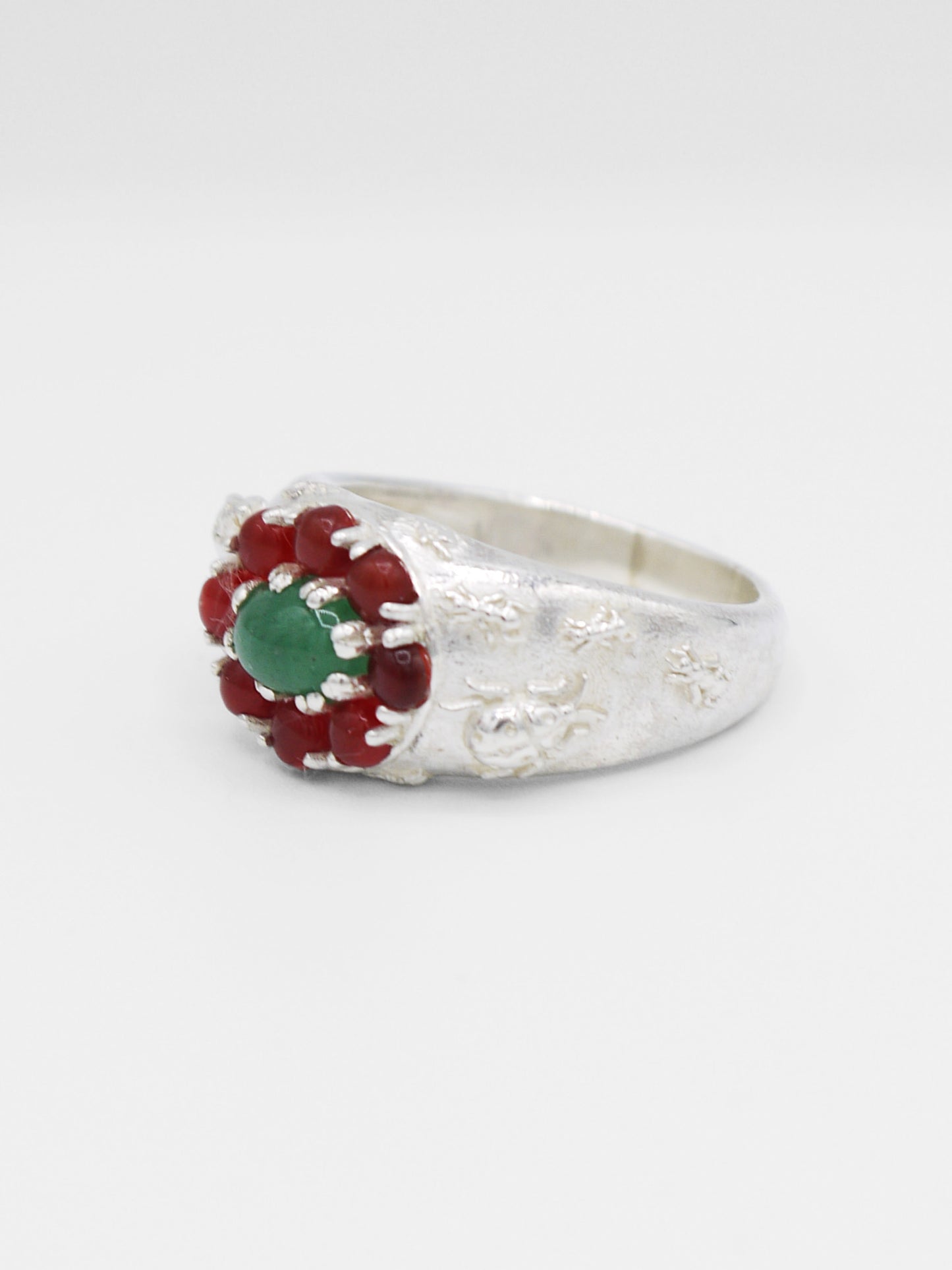 Pest Ring Aventurine + Carnelian