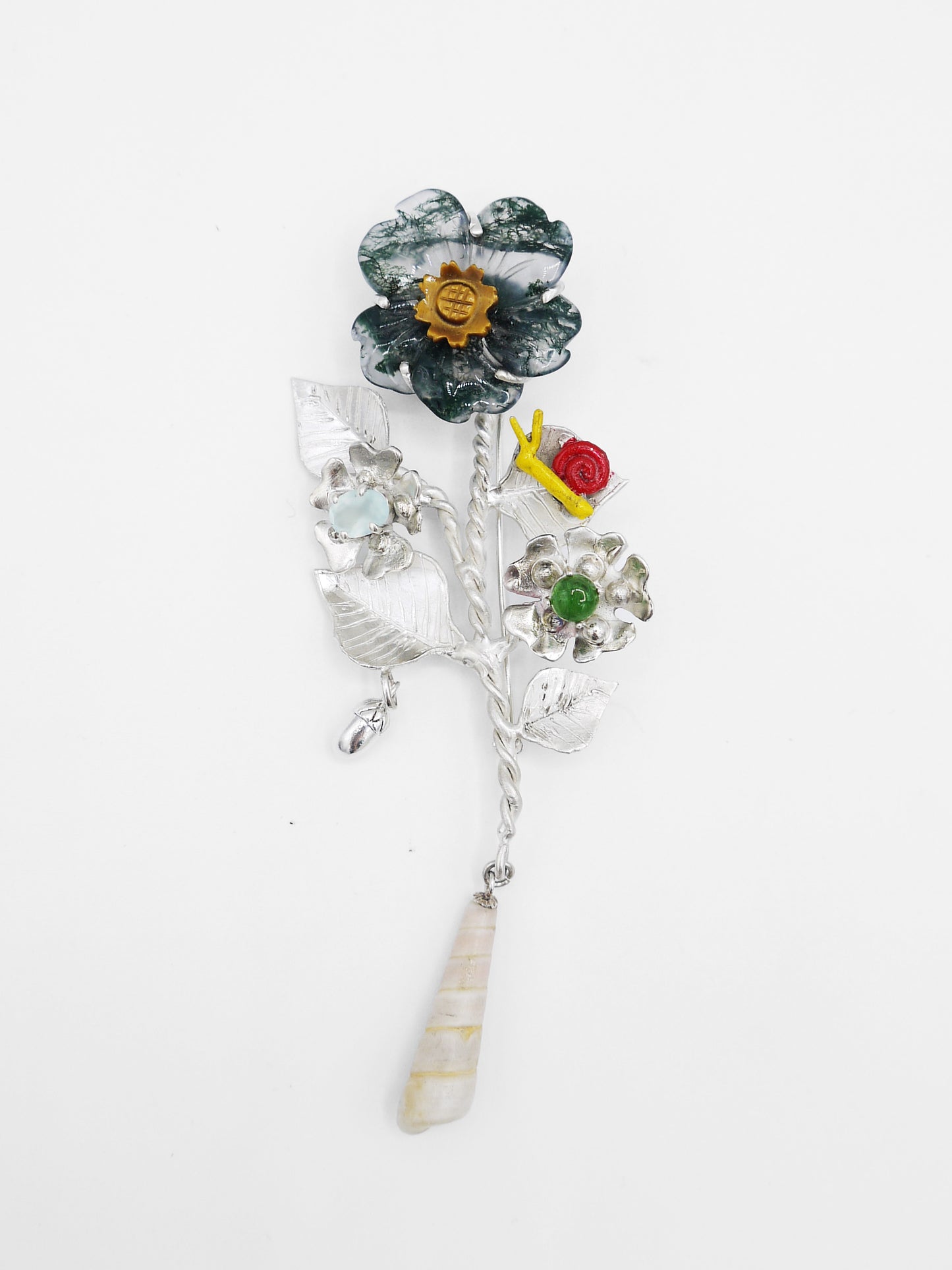 Mossy Brooch