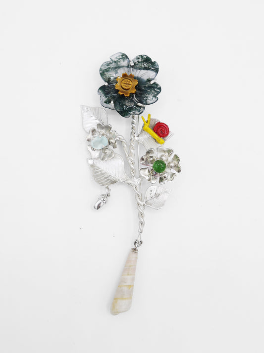 Mossy Brooch