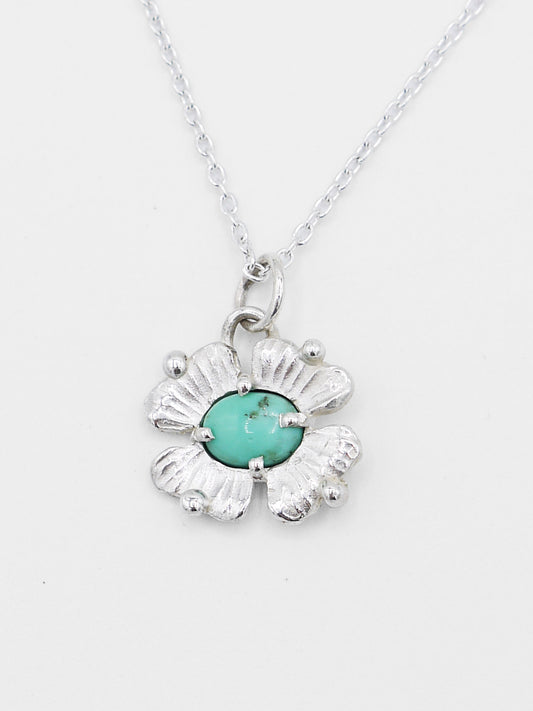 Pedwar Necklace Turquoise