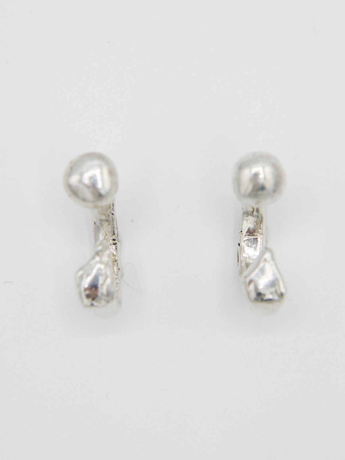 Curdled Screw Earrings