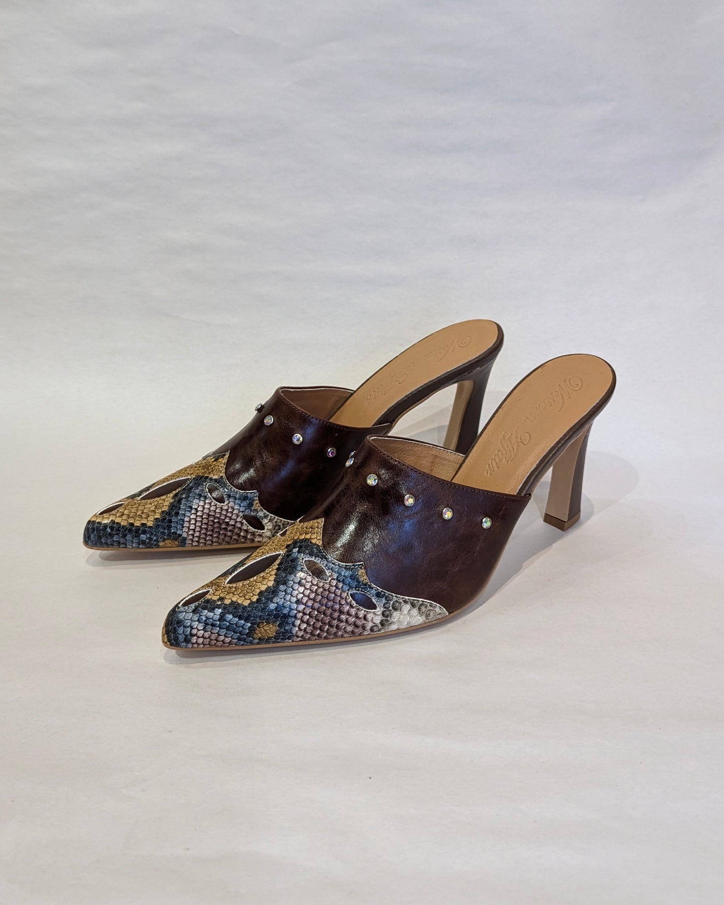 Cowgirl Mules in Cacao