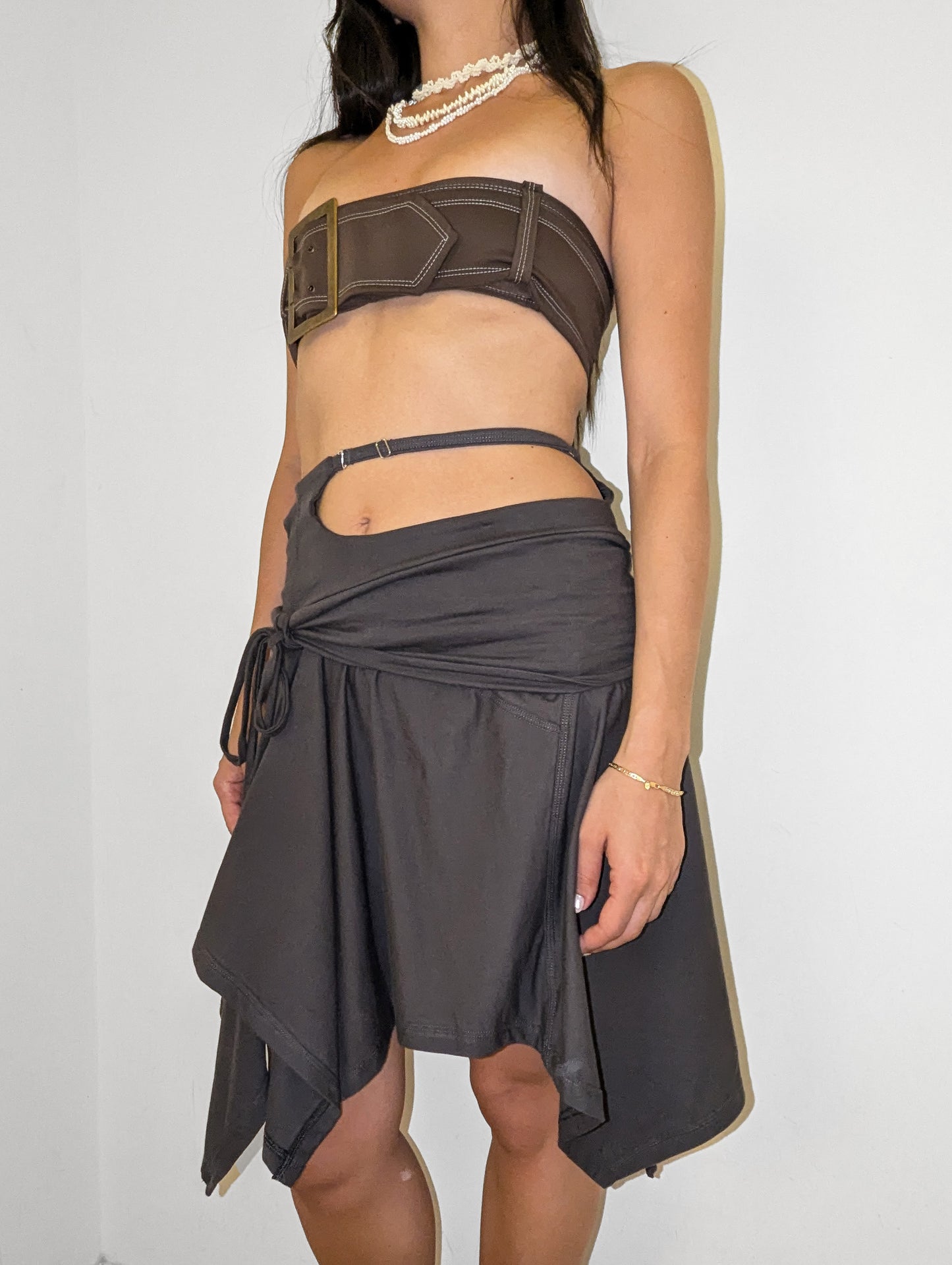 System Midi Skirt