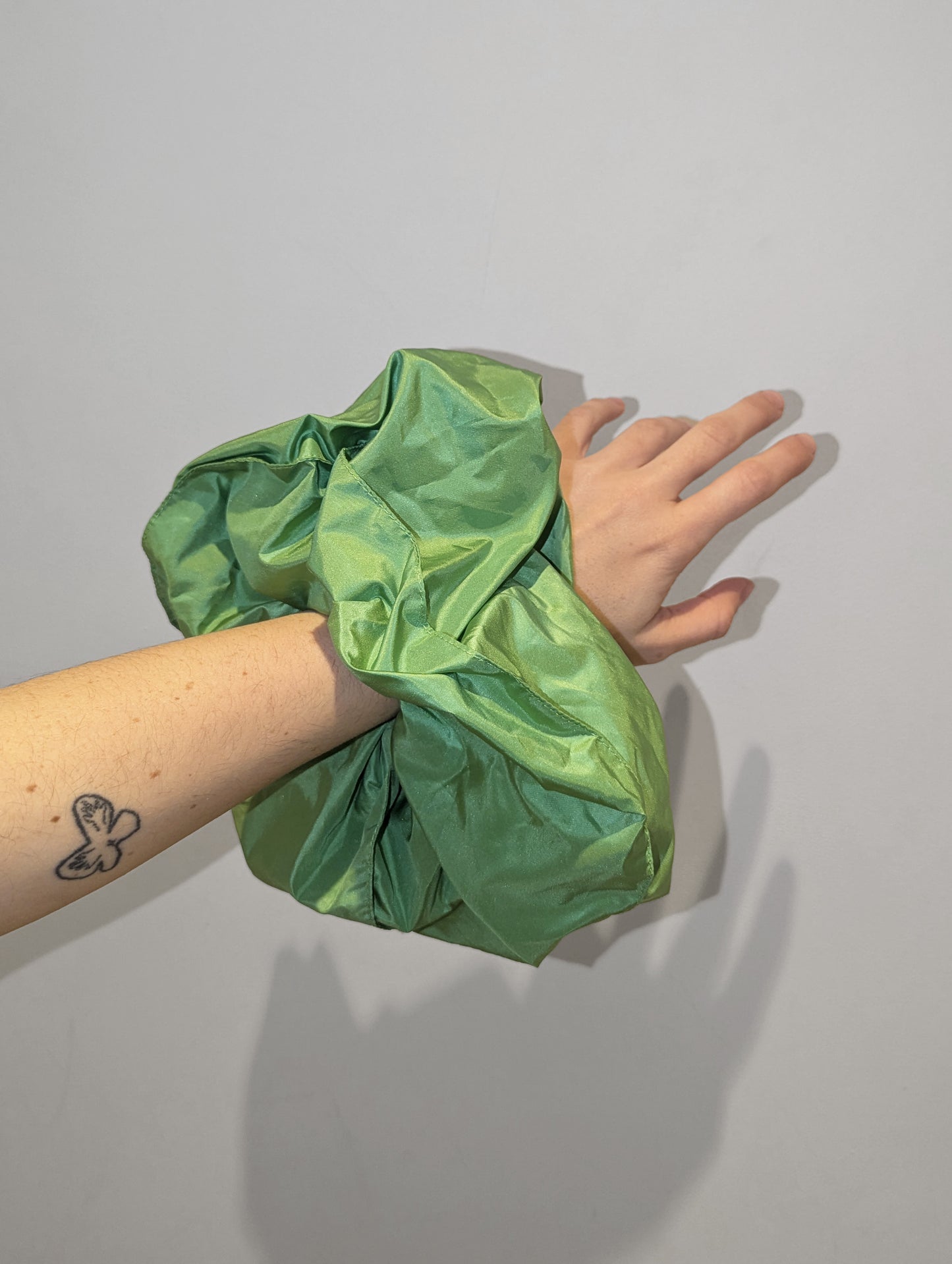 Green scrunchie