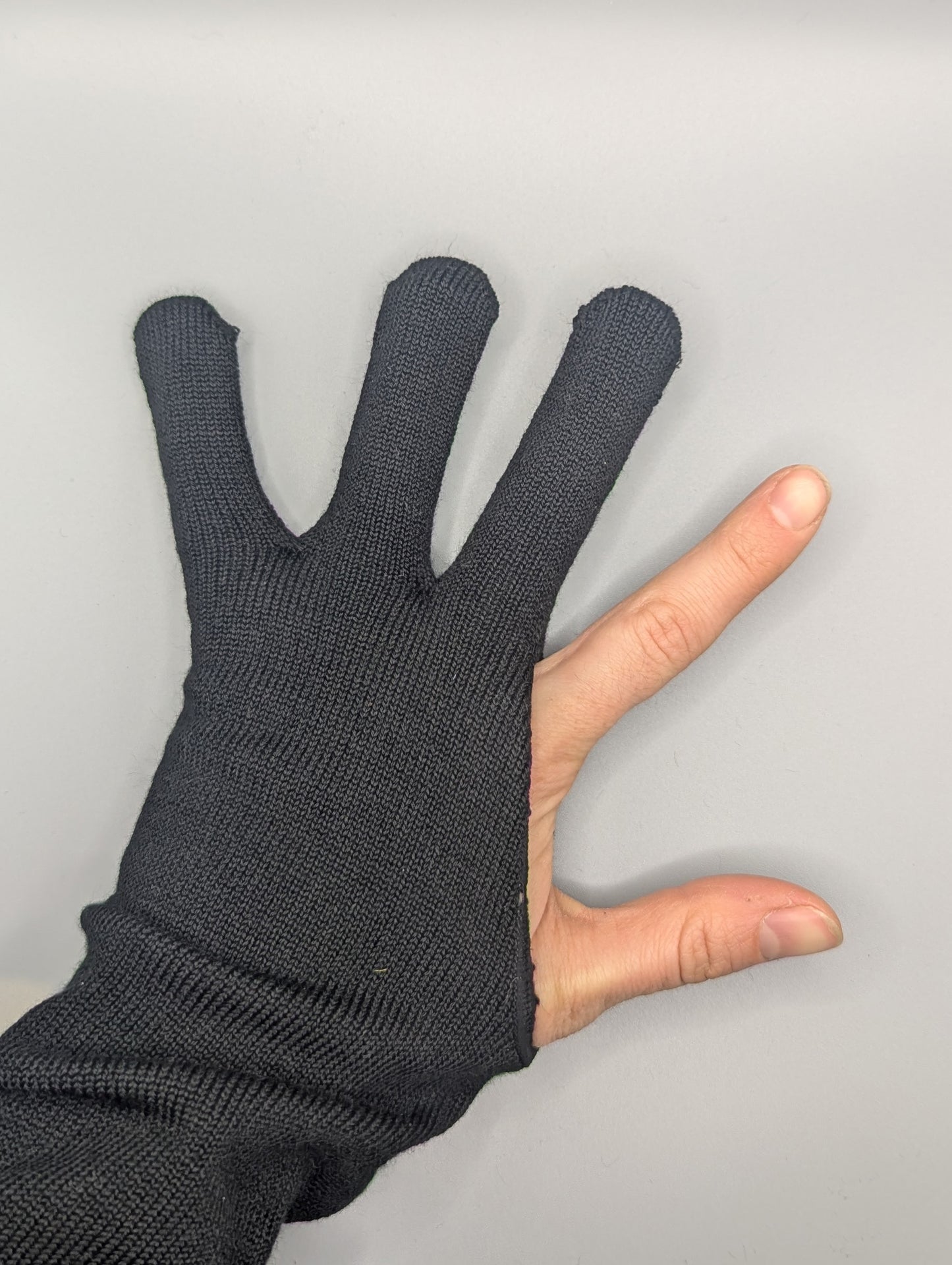 Three-Finger Knit Glove