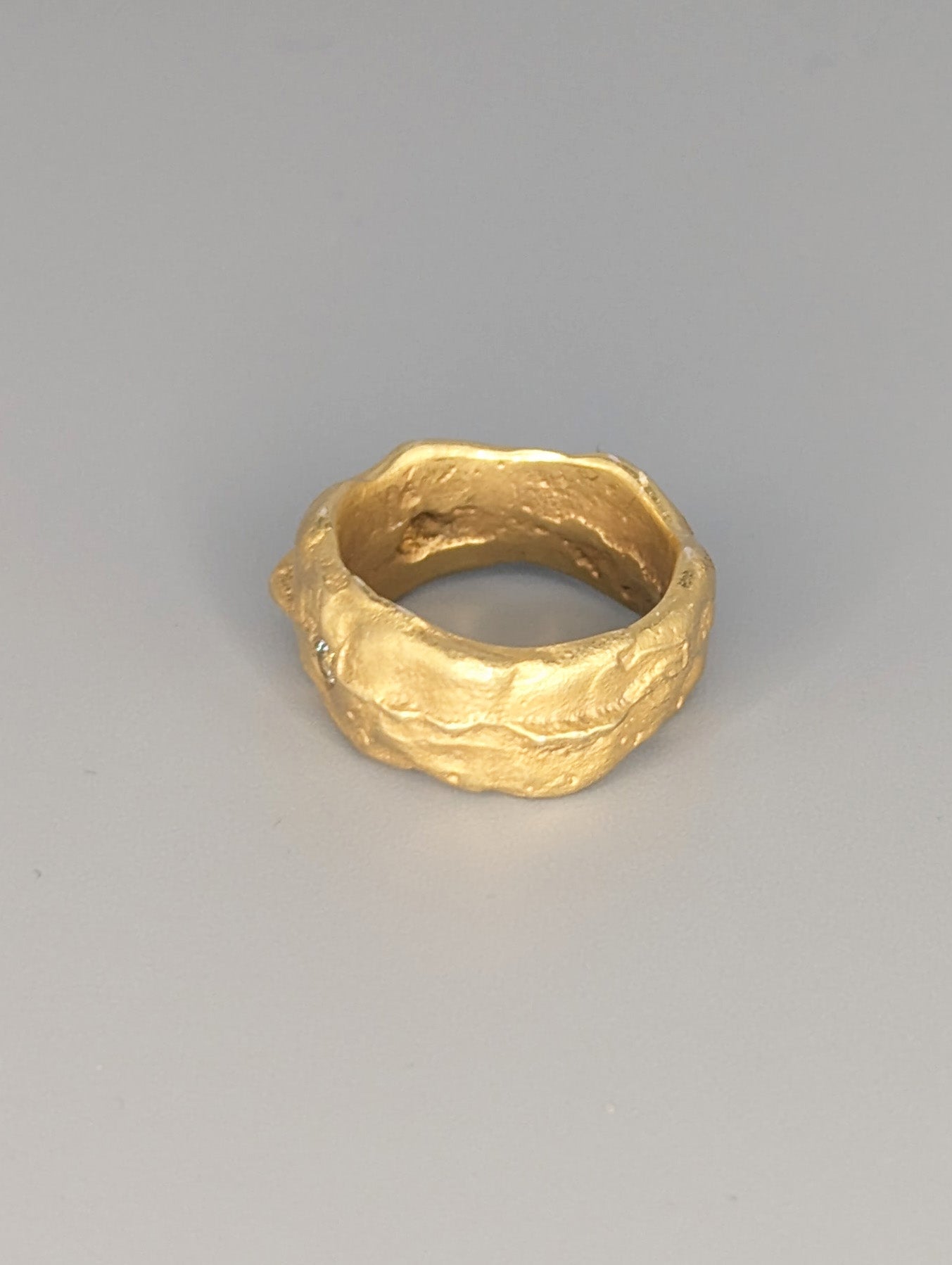 Gold Band Signet Ring