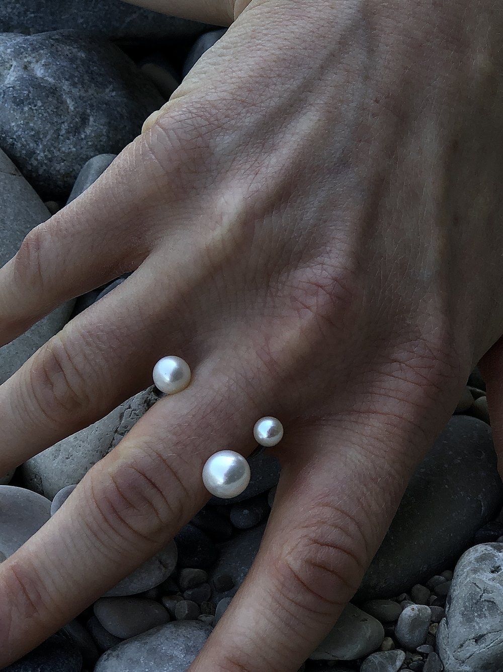 Pearl Trinity Ring