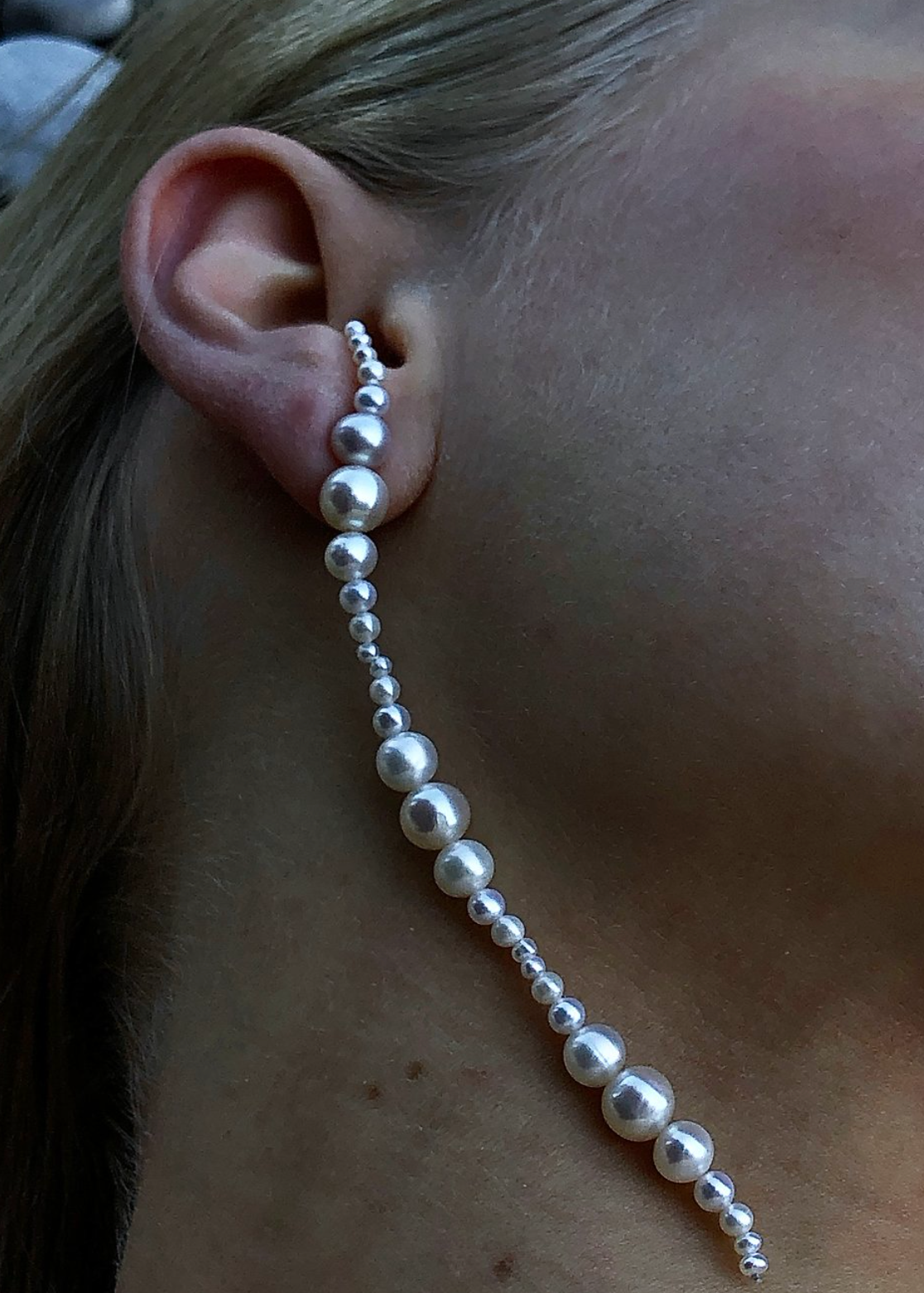 Pearl Glyzinia Earring Lone