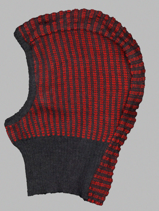 Settle Balaclava Red/ Charcoal