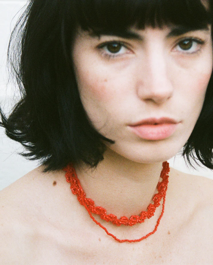 Essa Necklace Red