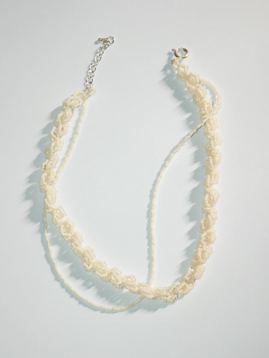 Essa Necklace White
