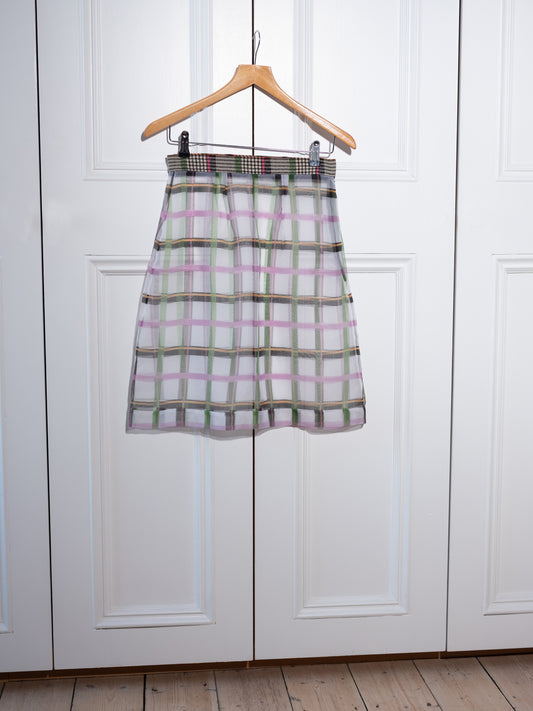 Multiverse - Tartan Print Skirt - 005