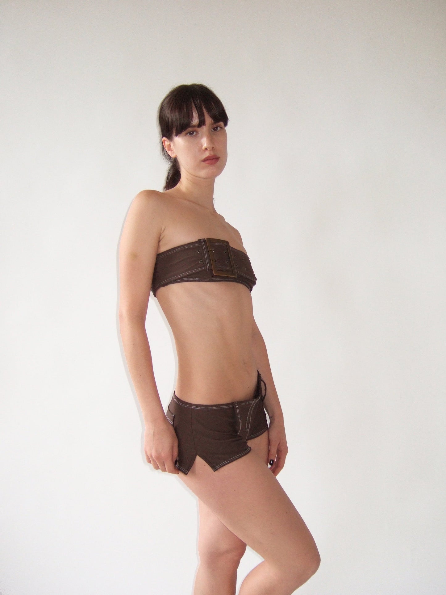 Bandera Bandeau Top in Brown