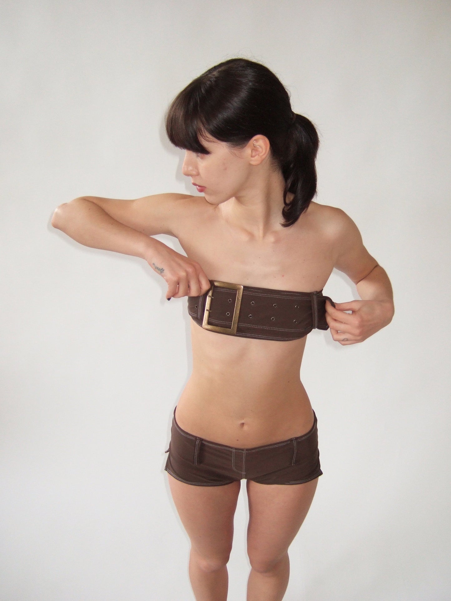 Bandera Bandeau Top in Brown