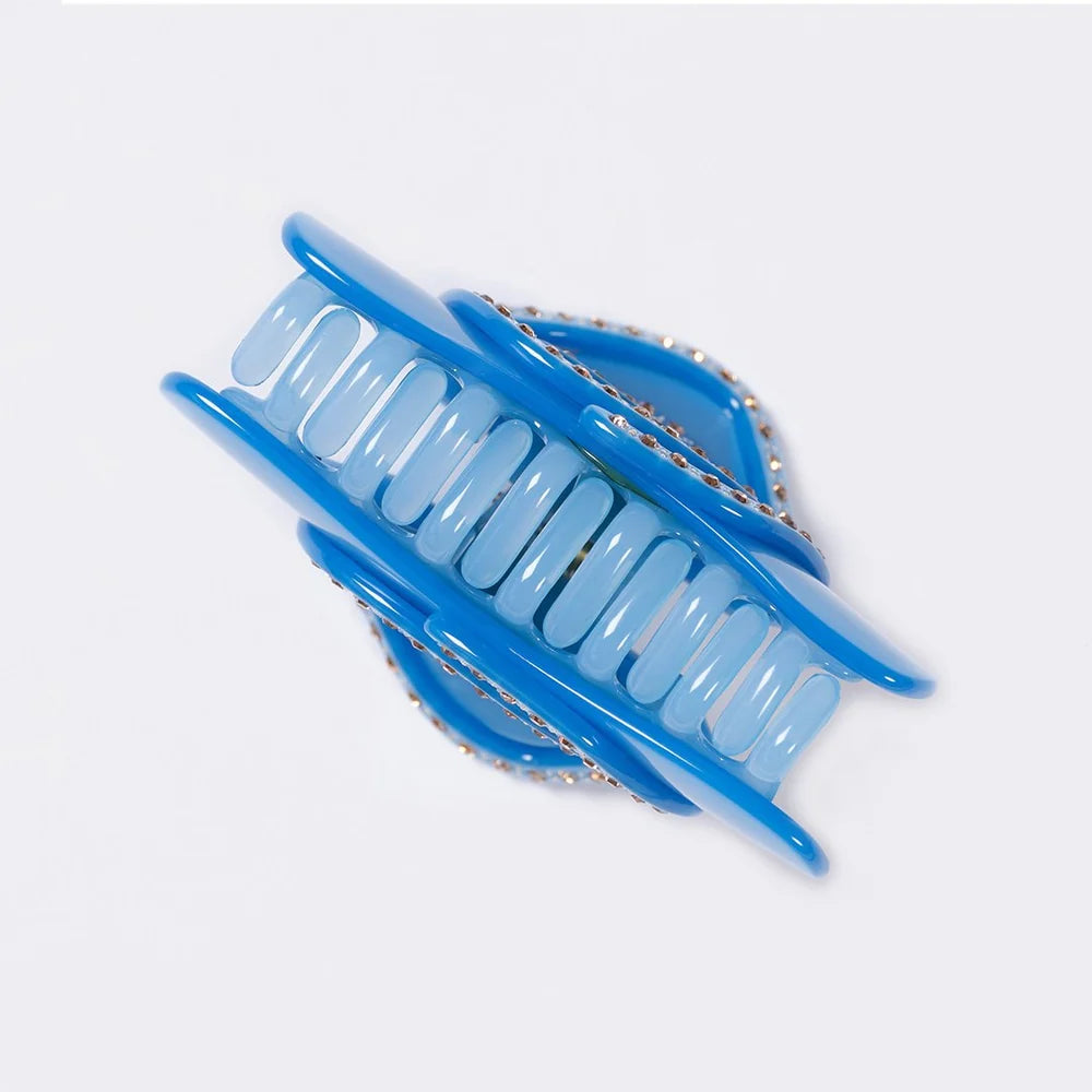 Crystal Rose Claw - Denim